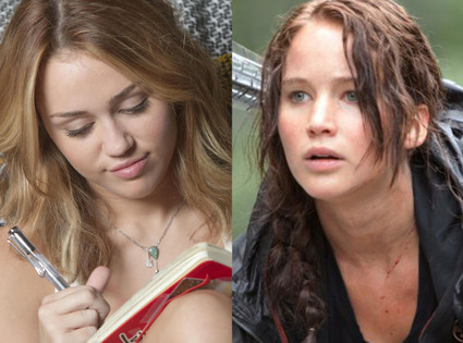 Miley Cyrus, Jennifer Lawrence Miley Cyrus, Jennifer Lawrence